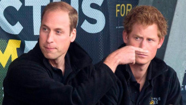 Pangeran William dan Pangeran Harry di film Star Wars