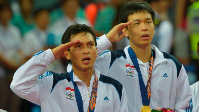 Ganda Putra Indonesia Muhamad Ahsan dan Hendra Setiawan
