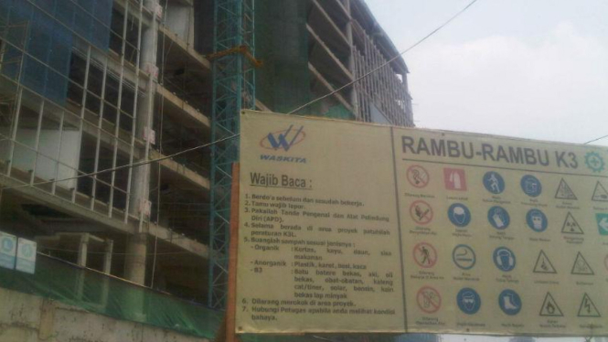 Salah satu proyek PT Waskita Karya Tbk.