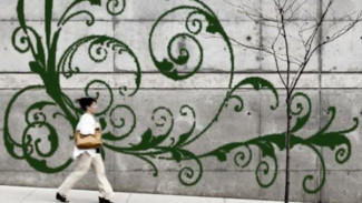 Ramah Lingkungan, Grafiti Ini Terbuat dari Lumut