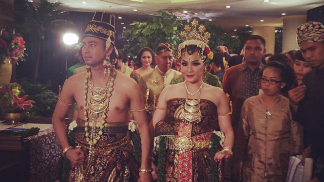 Foto resepsi Raffi Ahmad dan Nagita Slavina