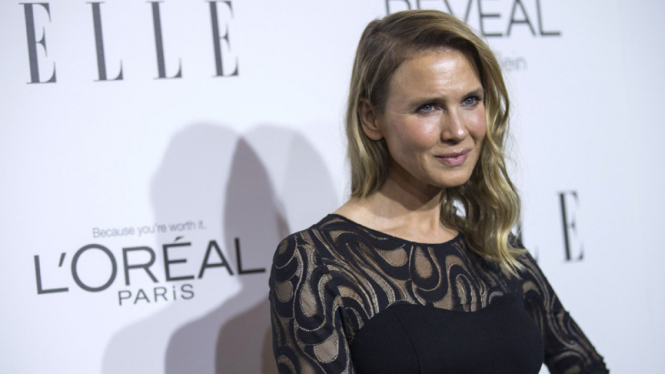 Renee Zellweger di Pesta ELLE Women