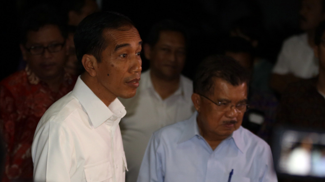 Presiden Joko Widodo dan Wapres Jusuf Kalla.