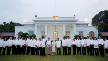 Presiden Jokowi perkenalkan para menteri Kabinet Kerja