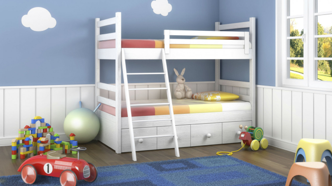 Ilustrasi kamar anak