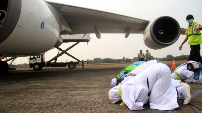 Jemaah umrah. Foto ilustrasi.