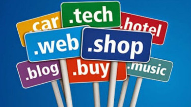Ilustrasi membeli domain.