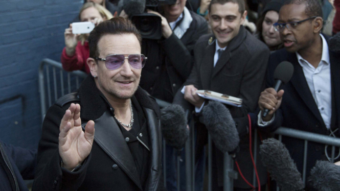 Vokalis U2 Bono