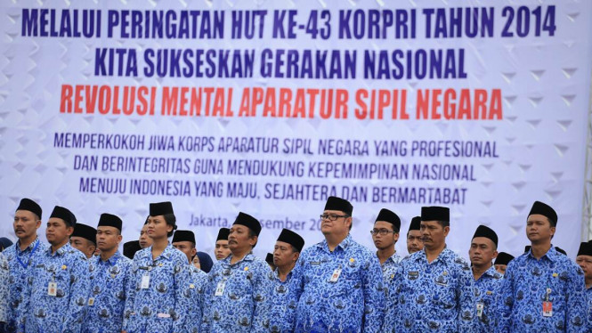 Peringatan HUT Korpri di Monas