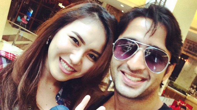 Ayu Ting Ting dan Shaheer Sheikh saat masih mesra