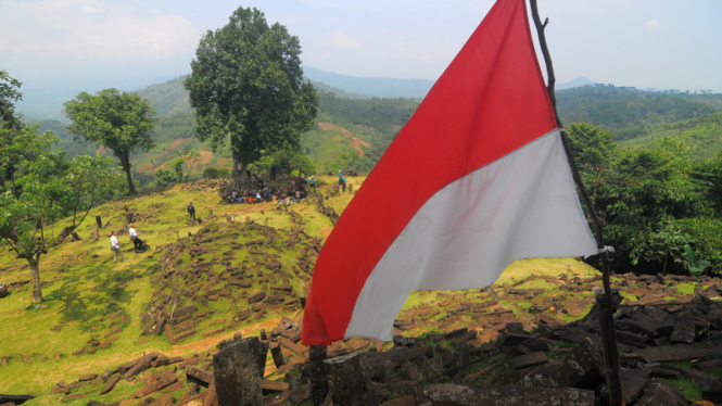 Ilustrasi/Situs megalitikum Gunung Padang