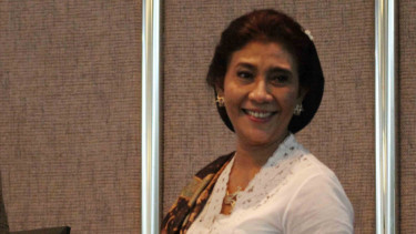 Menteri Kelautan dan Perikanan Susi Pudjiastuti 