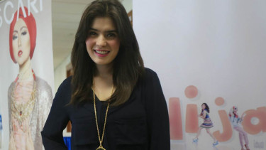 Carissa Putri Saat Talk Show Film Hijab