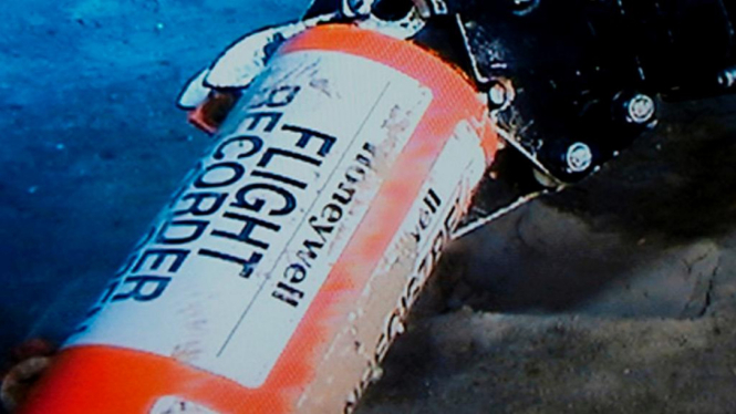 Ilustrasi Flight Data Recorder dari Kotak Hitam.