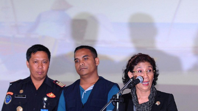 Menteri Kelautan dan Perikanan Susi Pudjiastuti