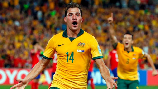 Pemain Australia, James Troisi.