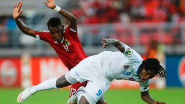 Laga perempatfinal Piala Afrika antara Kongo dan Republik Demokratik Kongo