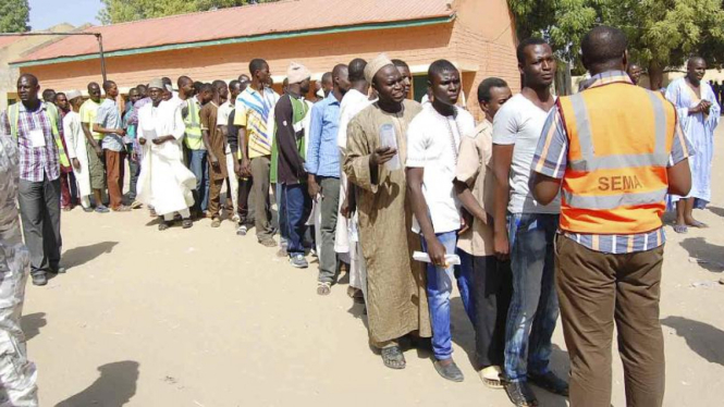 Warga mengungsi akibat serangan Boko Haram di Nigeria