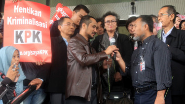 Bambang Widjojanto Bertolak Ke Bareskrim Mabes Polri