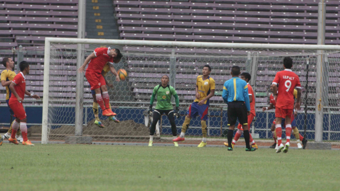 Ilustrasi uji coba Persija Jakarta vs Barito Putera.