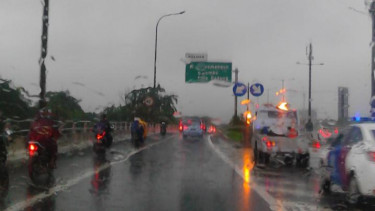 Banjir di Jalan Arteri motor boleh masuk Tol