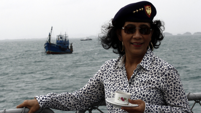 Menteri Kelautan dan Perikanan Susi Pudjiastuti 