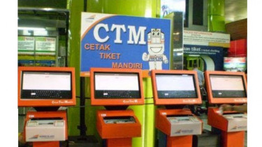  Layanan cetak tiket kereta api.