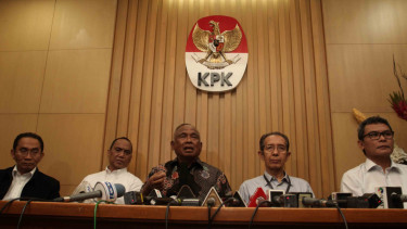 Usai di Lantik, Plt Pimpinan Kpk Gelar Jumpa Pers di KPK
