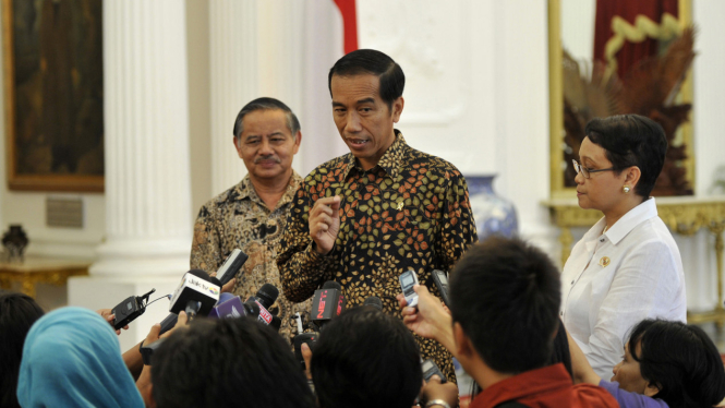 Presiden Bertemu Menlu dan Dubes Indonesia Untuk Brazil di Istana Negara