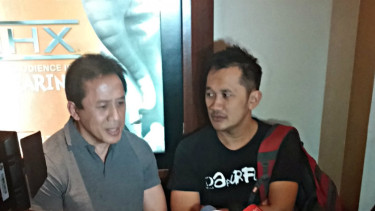 Triawan Munaf (kiri) dan Hanung Bramantyo