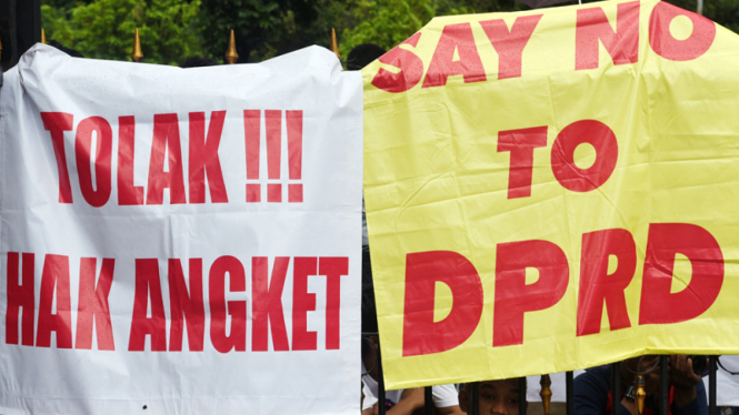 Tolak hak angket DPRD