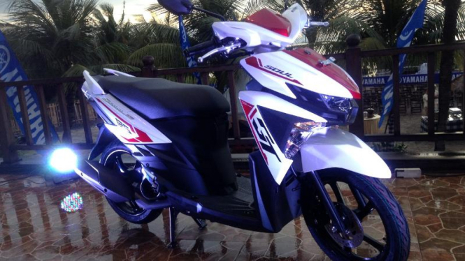 All New Yamaha Soul GT 125 Blue Core