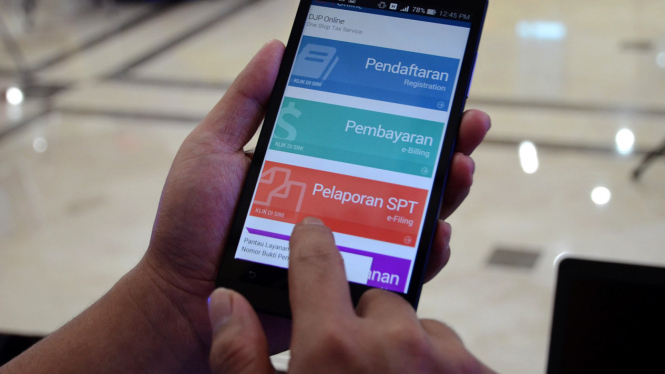 Sosialisasi melaporkan SPT pajak secara online.