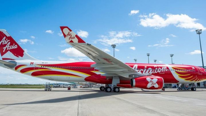 Pesawat AirAsia.