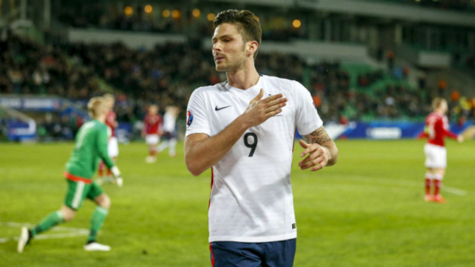 Selebrasi Bomber Prancis, Olivier Giroud