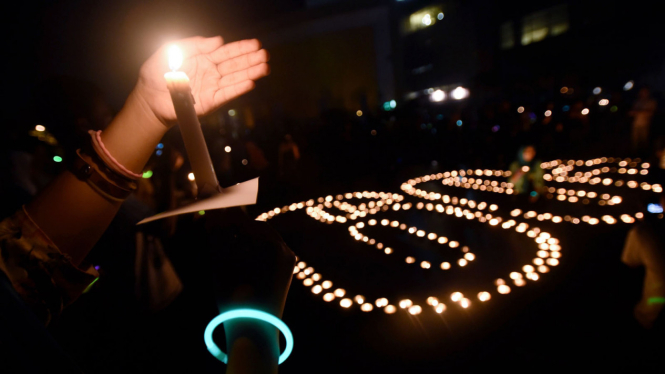 Ilustrasi/Peringatan Earth Hour yang digelar setiap tahun di dunia.