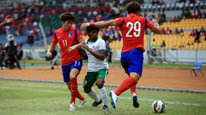 Indonesia vs Korea Selatan di Kualifikasi Piala Asia U-23