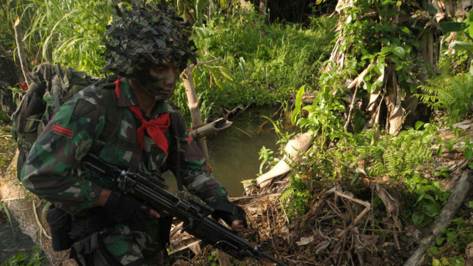 Ilustrasi prajurit TNI