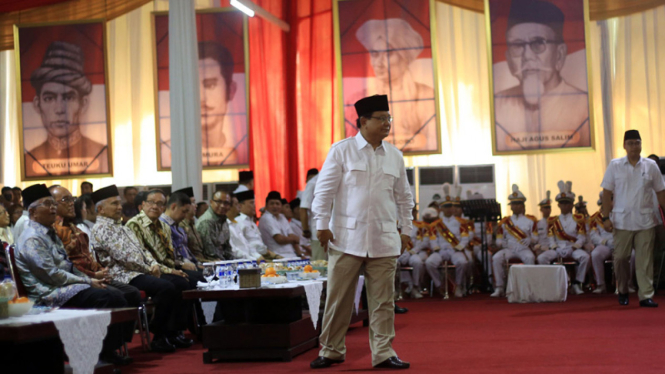 Ketua Umum Partai Gerindra, Prabowo Subianto.