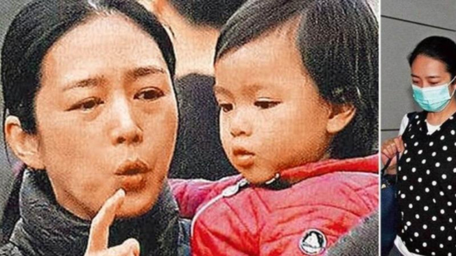 Istri Andy Lau dan putrinya, Hanna