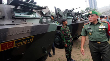Ilustrasi. Pangdam Bukit Barisan Mayjen Edy Rahmayadi lapis baja Pindad