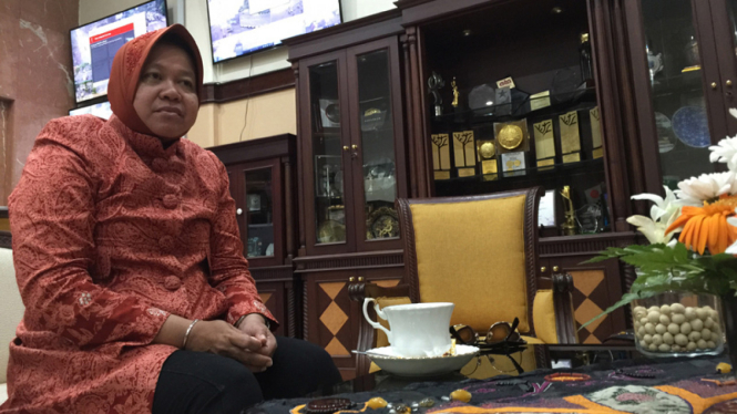 Wali Kota Surabaya, Tri Rismaharini alias Risma.