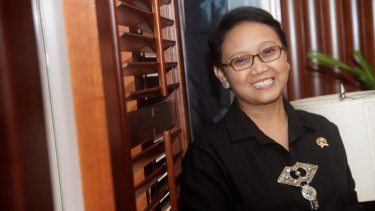 Menlu Retno Bicara KAA