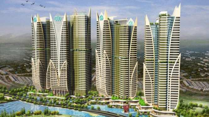 Ilustrasi Desain proyek PT PP Properti