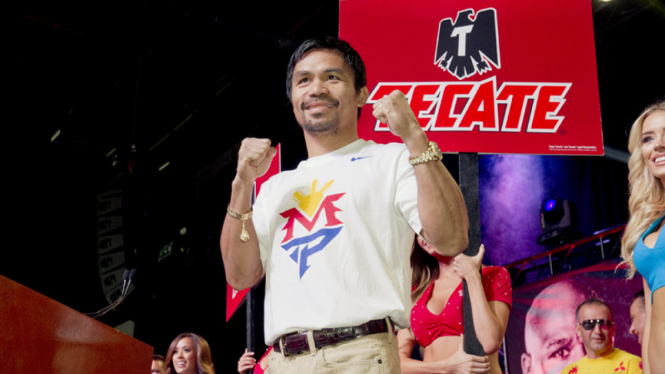 Petinju asal Filipina, Manny Pacquiao.