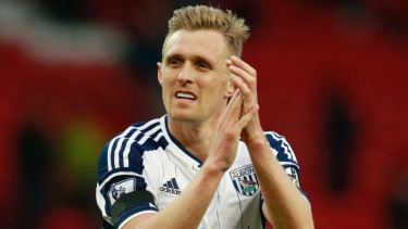 Gelandang West Bromwich Albion, Darren Fletcher.