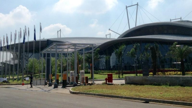 Lokasi pameran otomotif GIIAS 2015.
