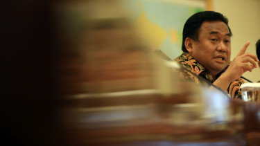 Menteri Perdangan Rachmat Gobel Gelar Jumpa Pers Terkait Beras