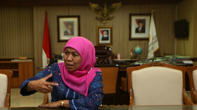 Menteri Sosial, Khofifah Indar Parawansa.