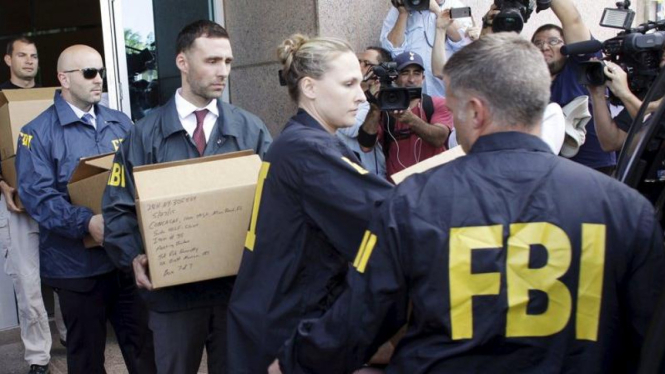 FBI dalam sebuah penyelidikan/Ilustrasi.